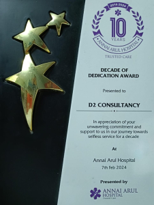 Annai Arul Hospital Award